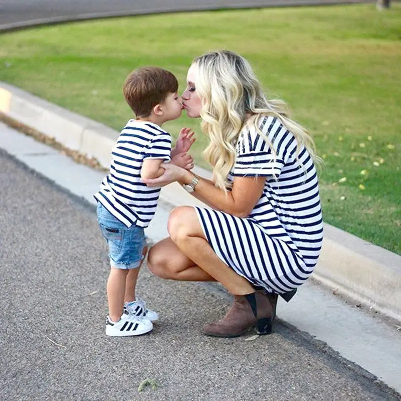 Женское летнее платье с коротким рукавом|Сочетающаяся одежда для семьи| |