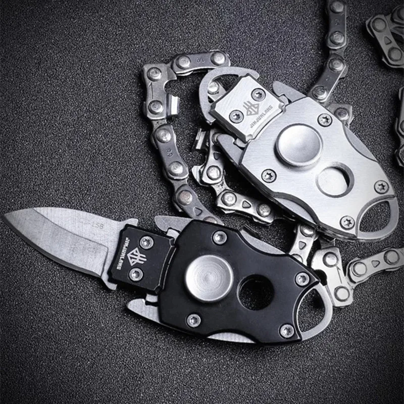 2021 New 7CR17MOV Steel Outdoor Mini Gyro Folding Knife Wilderness Survival Camping Tactical Pocket Hunting Knives EDC Tools | Инструменты