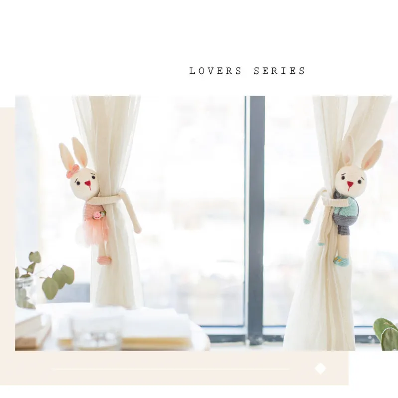 Пара/упаковка Lovers серии шторы, ручная работа DIY детские хлопчатобумажные нитки крючком грубой линии куклы