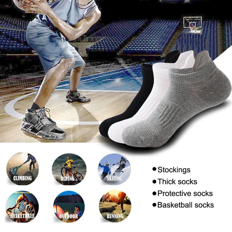 NIBESSER 3-6Pairs High Quality Professional Men Running Socks Breathable Road Bicycle Outdoor Sports Racing Cycling Sock | Мужская