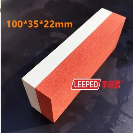 LEEPED 400/1500 зернистость двухсторонняя профессиональная зеленая карбоновая и