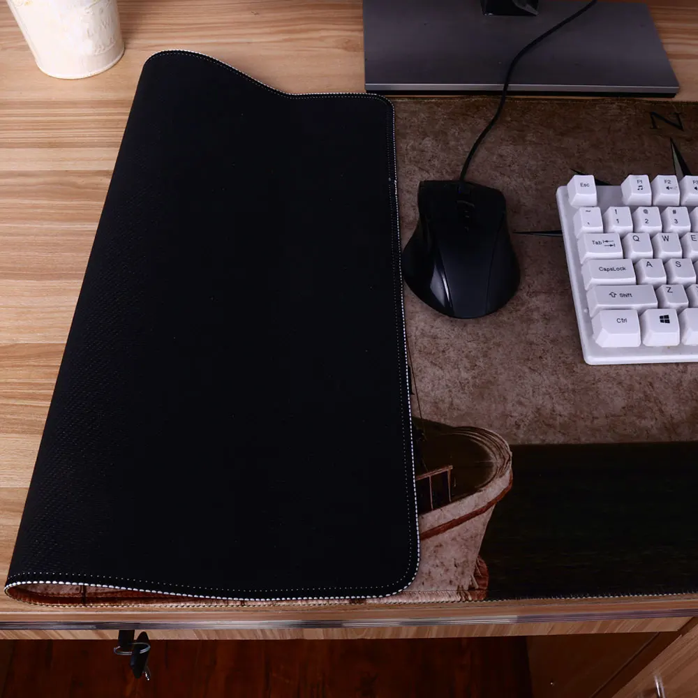 Расширенный игровой коврик для мыши XXL Прошитые края водонепроницаемый широкий и