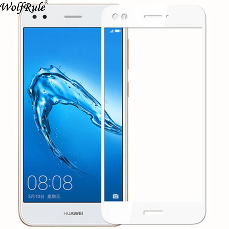 Защитное стекло для huawei P9 Lite Mini 2 шт. защитная пленка всего экрана 2.5D закаленное