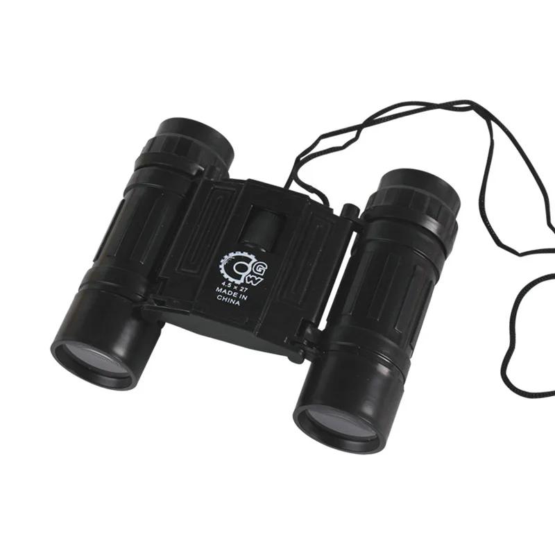 Детские развивающие игрушки телескоп черный цвет открытый безделушка с шеей