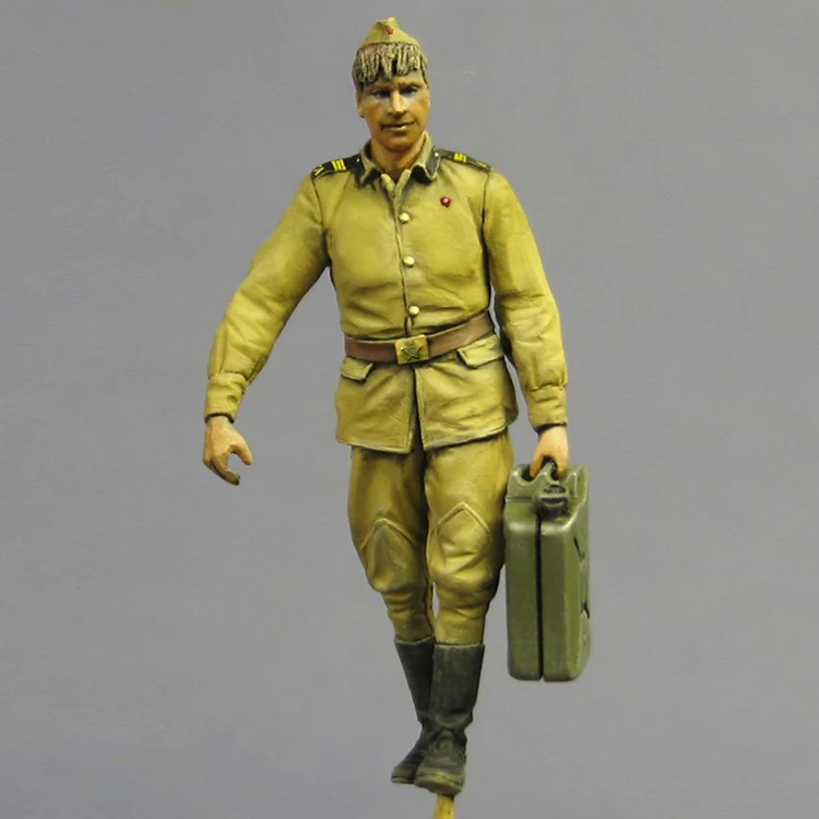 1/35 масштабный сборный набор из смолы советский солдат переносной барабан|Наборы