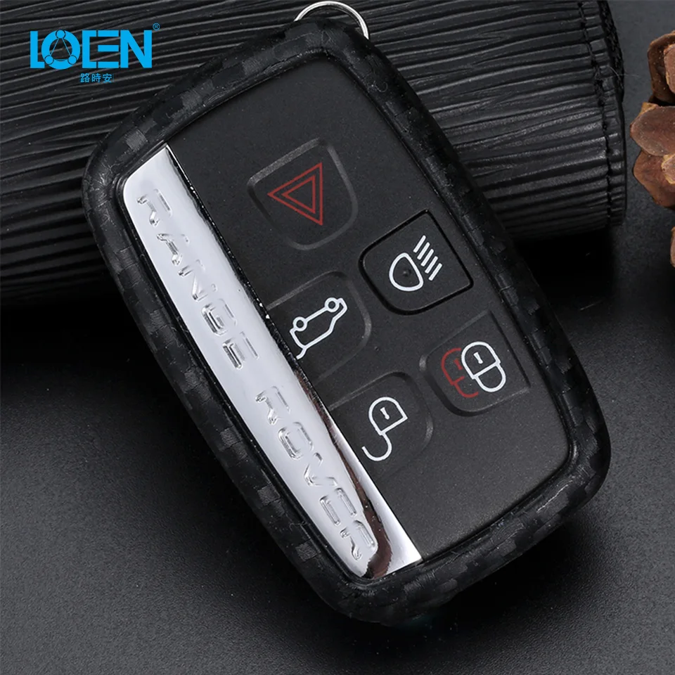 Мягкий чехол для автомобильного ключа из углеродного волокна Land Rover RANGE ROVER SPORT