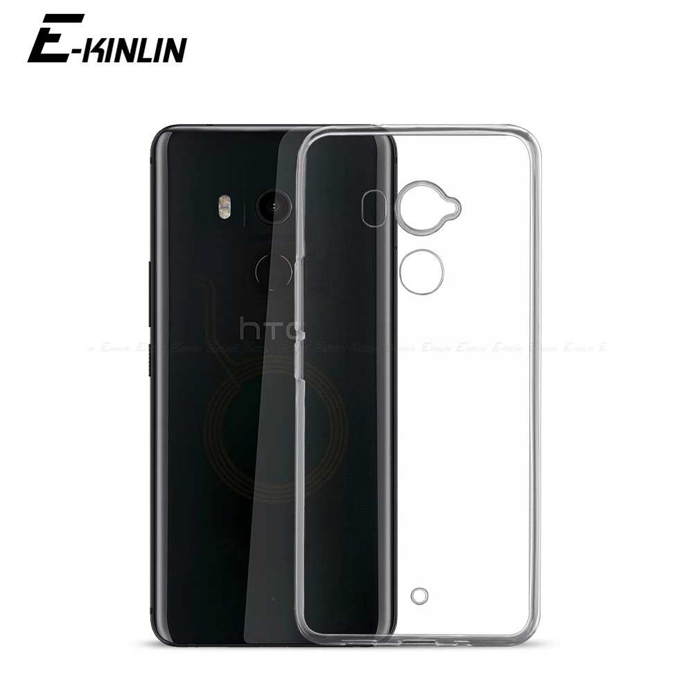 Ultra Thin Clear Soft Protective TPU Case For HTC U20 U19e U11 Desire 21 20 Pro 19 Plus 19s 816 Silicone Back Phone Cover