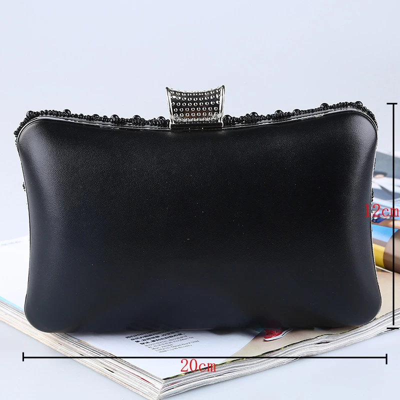 Хит продаж Искусственная кожа женская сумка ручной работы стиль вышивки бисером