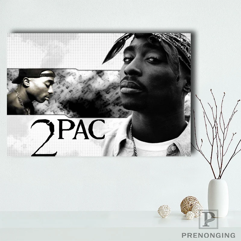 F#30 2PAC холст для картины на индивидуальный заказ ткань печать DIY ткань плакат стены шелк плакат#0114-05