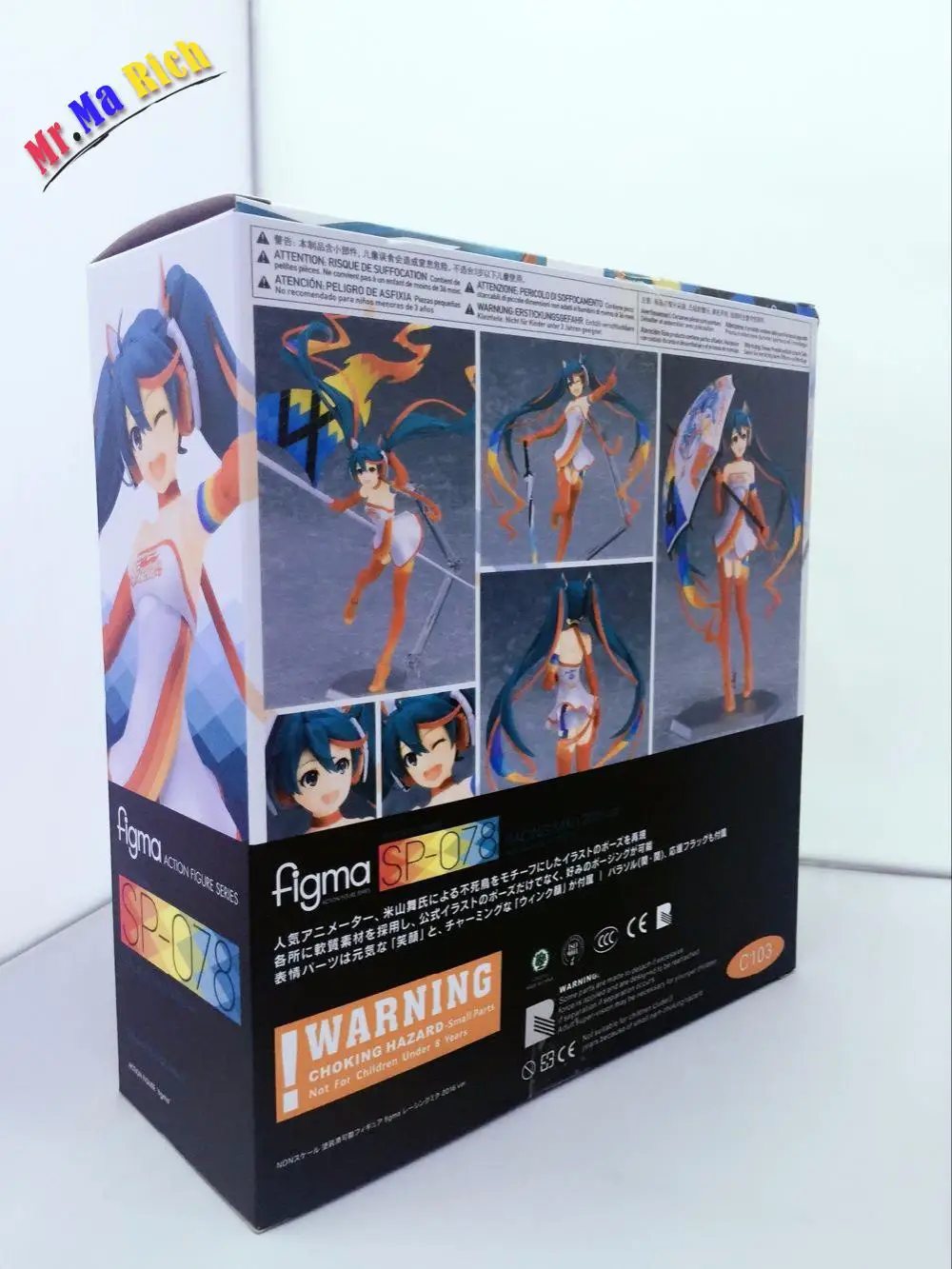 Манга Аниме Figma Hatsune Miku Vocaloid Sp 078 Мику гонщик 2016 Ver. Фигурка Модель Коллекция