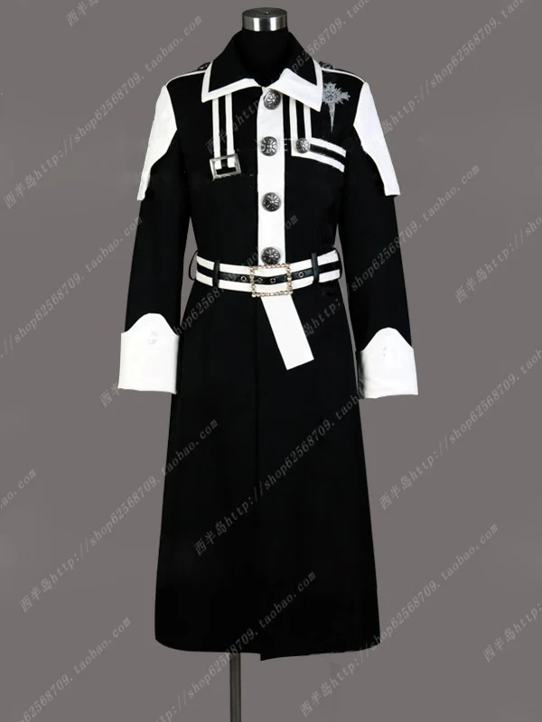 

D.Gray-man 1st Yu Kanda Cosplay Costume Anime Custom Made Black Uniform