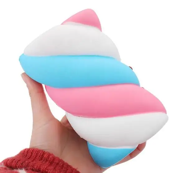 Мягкая игрушка в виде зефира Jumbo Squishy Радужная каваи мягкая хлопковая конфетная