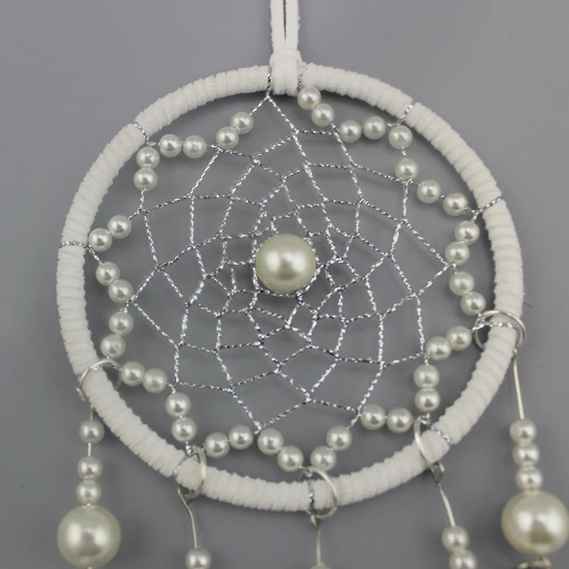 Nordic small dream catcher car dream catcher handmade dreamcatcher white moon dreamcatcher gift for girls for kids for women