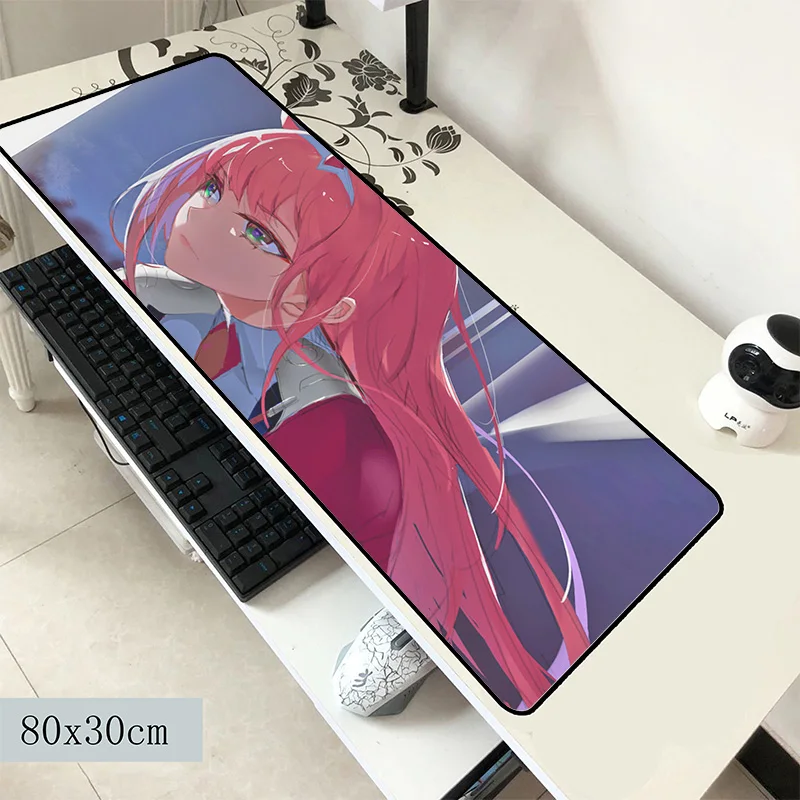 Коврик для мыши darling in the franxx 800x300x2 мм очаровательные компьютерные коврики игровые