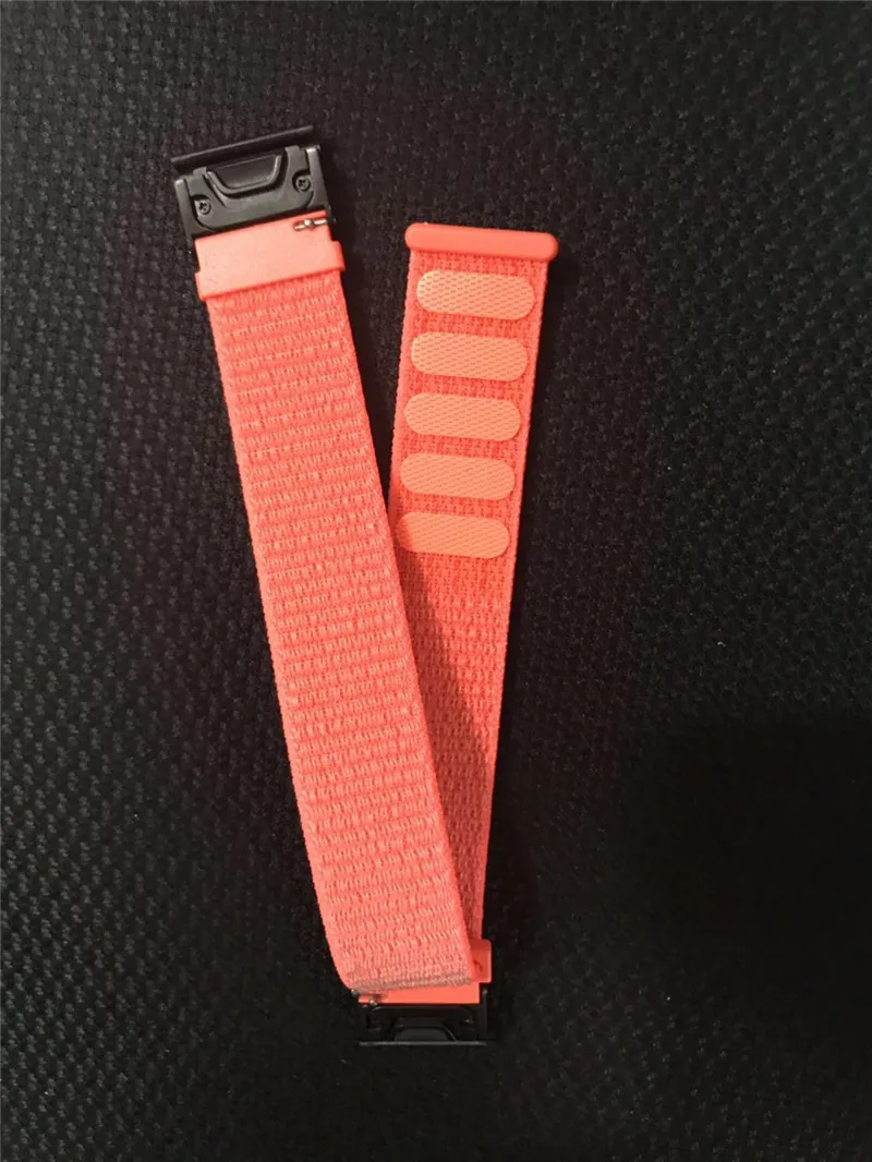 26 мм 22 мм Быстрый выпуск нейлон velcro ремешок для Garmin Fenix 3/Fenix 3 HR/Fenix 5 5X forerunner 935 ремешок для наручных часов