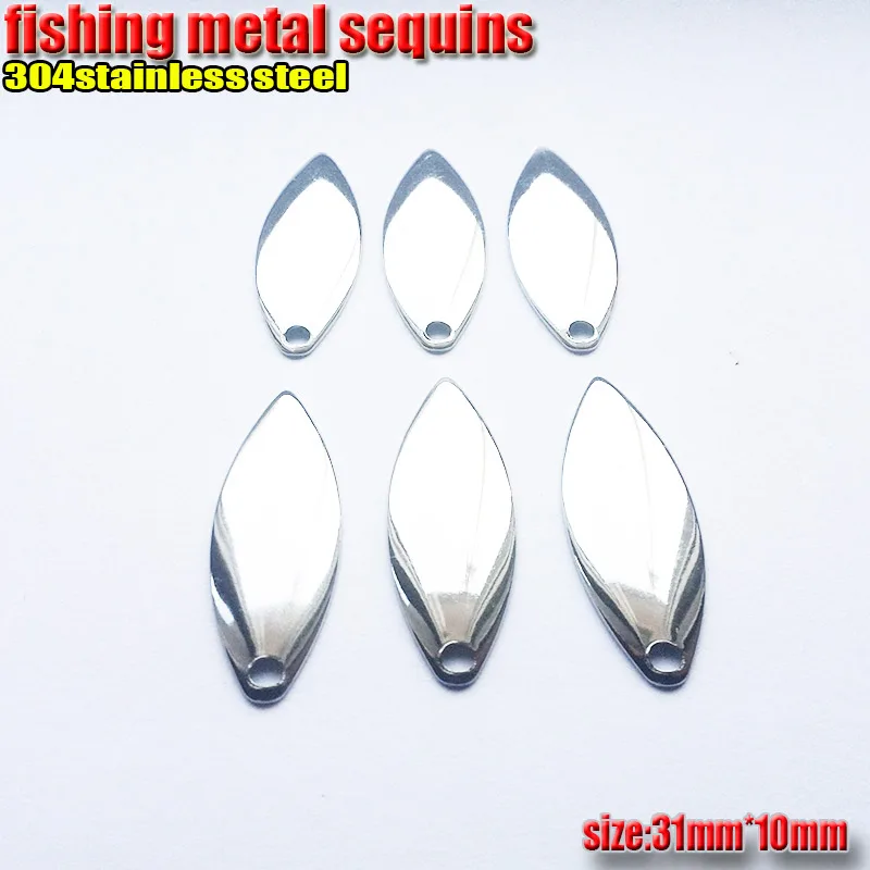 2017HOT лезвия из ивового листа ложка металлические блестки размер: 31 мм * 10 лучшая