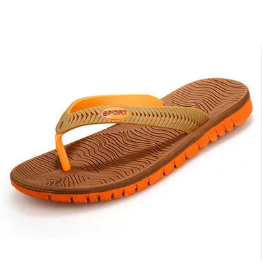 Big Size New 2015 Slippers For Men Shoes Summer Casual Beach Rubber Massage Outdoor Flip Flops Sapatos Femininos | Обувь