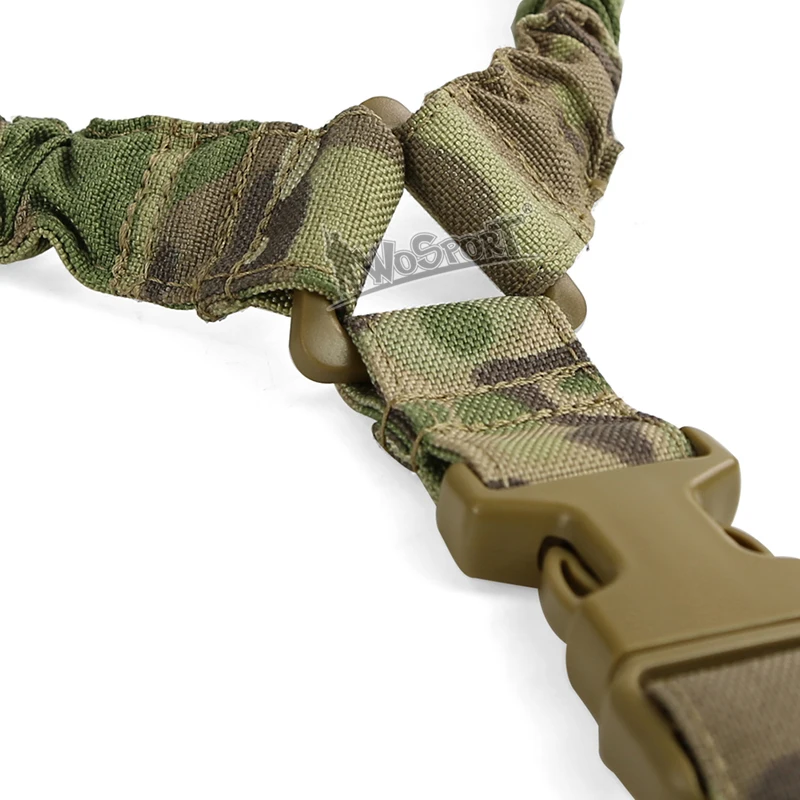 WOSPORT Paintball 1 One Point Single Airsoft Military Tactical Gun Weapon accessory 1000D Nylon Bungee Sling System rope | Спорт и