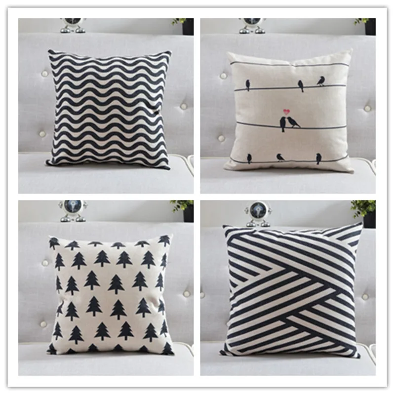 

Nordic Style Cushions Covers Decorative Pillows Scandinavian minimalist Cushions Covers Home Decor Geometric Pillowcase For Sofa