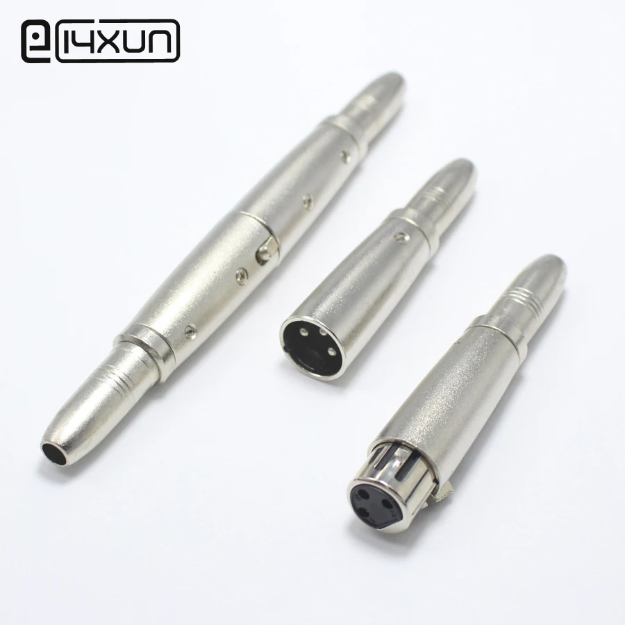 EClyxun 2 шт. 6 5 мм/6 35 мм гнездовой разъем для XLR 3 Pin штекер Гнездо аудио микрофон