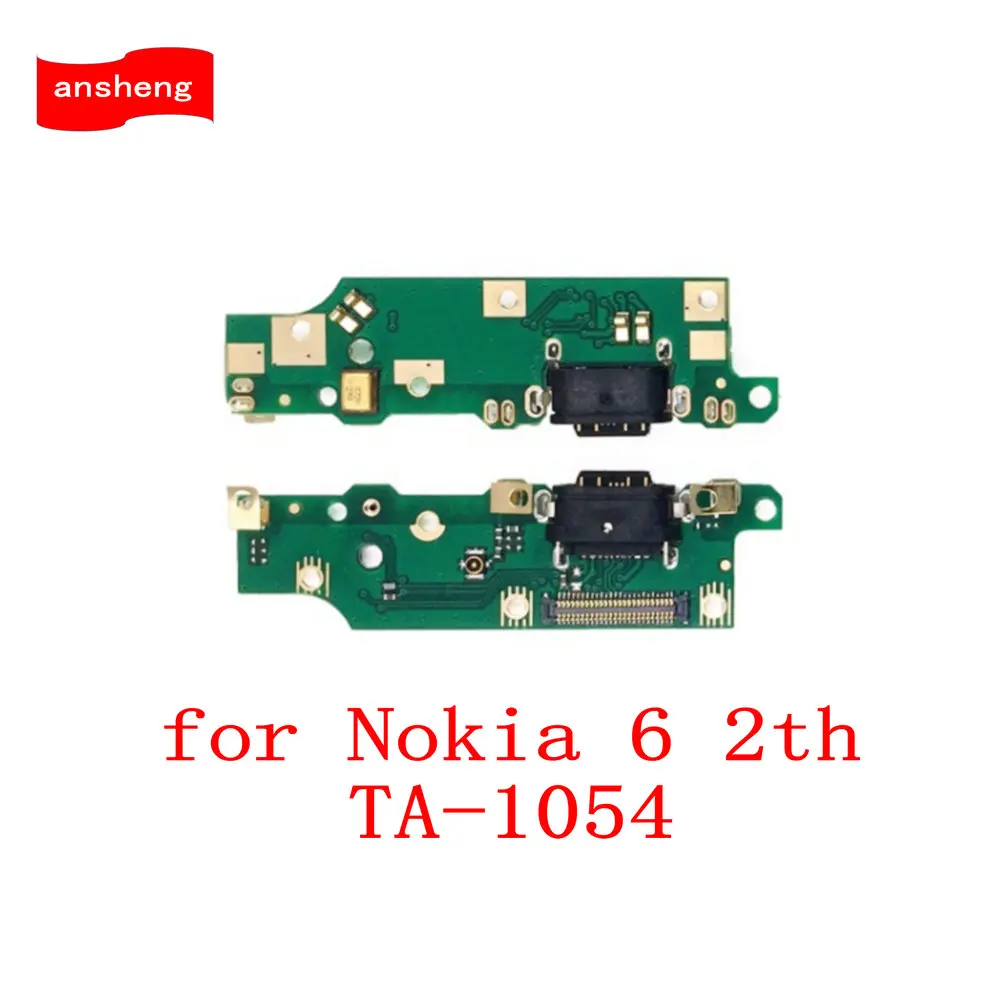 Микро usb док станция для зарядки разъем порта микрофона гибкий кабель Nokia 6 2th