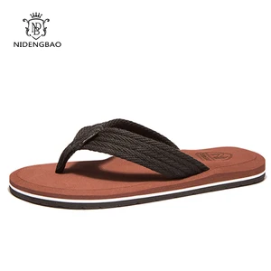 NEEDBO Сланцы на плоской подошве, сандалии Повседневное мужские шлепанцы, обувь удобные летние пляжные Sapatos Hembre sapatenis masculino