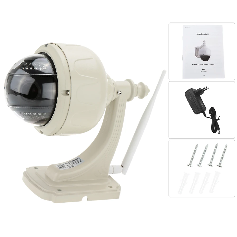 KKmoon®3 5 &quotH.264 1080P2.8 12 мм Автофокус PTZ WiFi Беспроводная IP камера безопасности CCTV