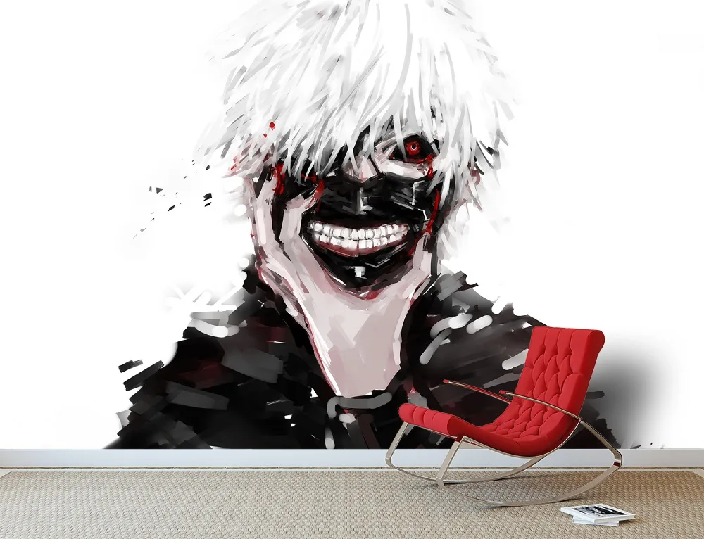 

[Self-Adhesive] 3D Tokyo Ghoul 66 Japan Anime Wall Paper mural Wall Print Decal Wall Murals