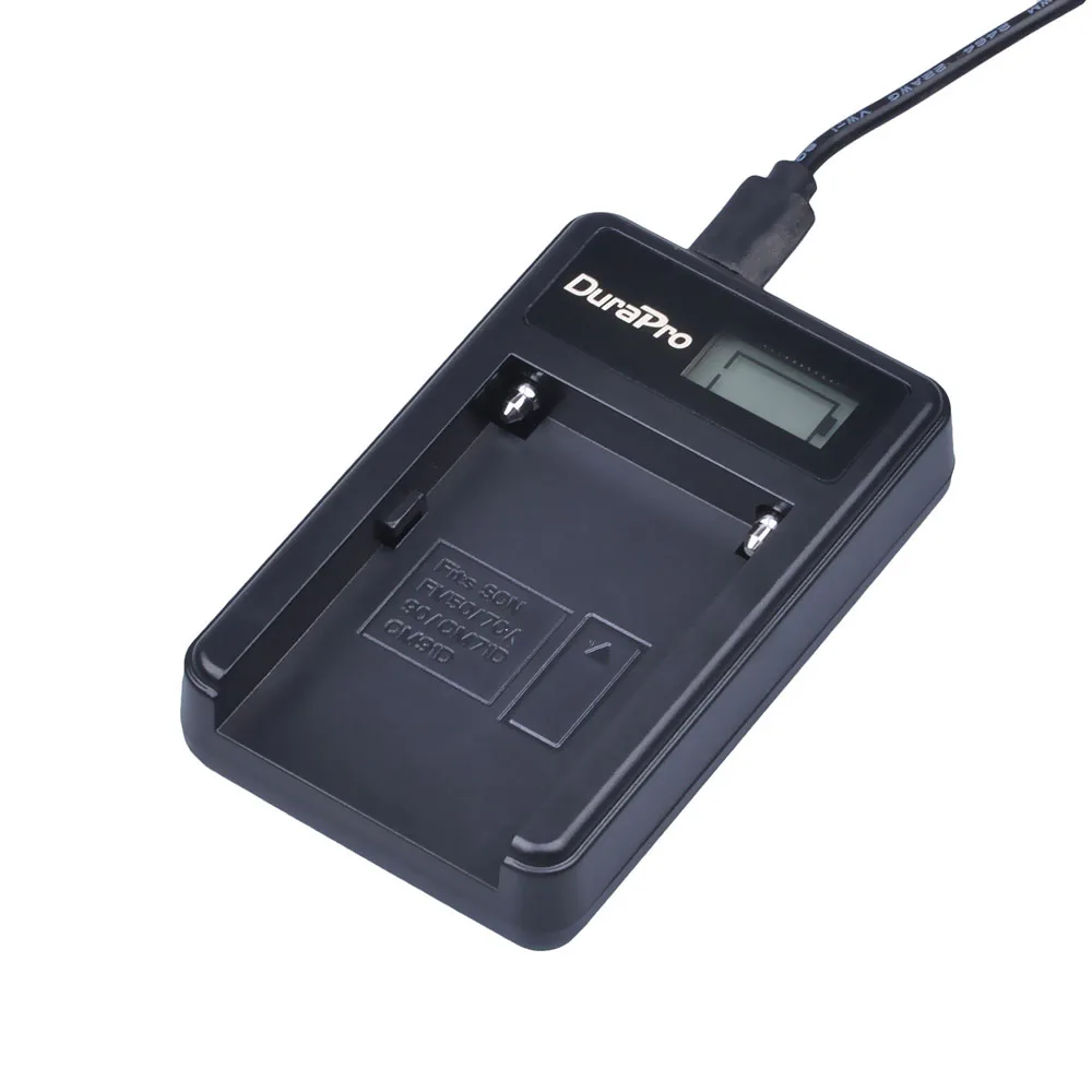 4 шт. DuraPro NP FM500H 1800 мАч 7 2 В литий ионный аккумулятор + зарядное устройство USB с ЖК