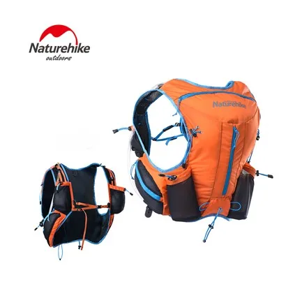 Orange Naturehike Сумка для бега по пересеченной местности для пеших прогулок на открытом воздухе жилетка для езды Профессиональный марафонский рюкзак сумки для бега с весовым подшипником - Цвет: Orange