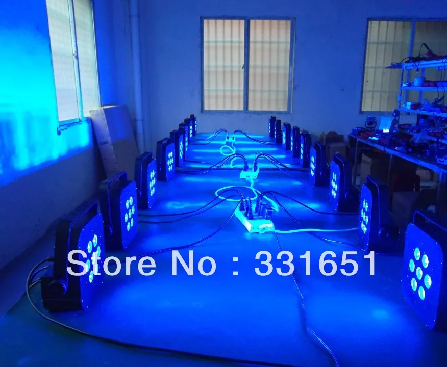 2 шт./лот 2013 Горячее предложение LED PAR CAN LIGHT New 7x15W RGBAW 5IN1Flat Slim Par простой в