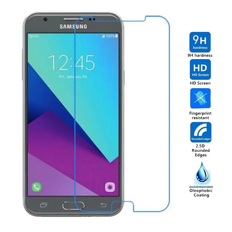 9H 2.5D защита экрана от царапин для Samsung Galaxy J3 2017 закаленное стекло Emerge / Prime пленка |