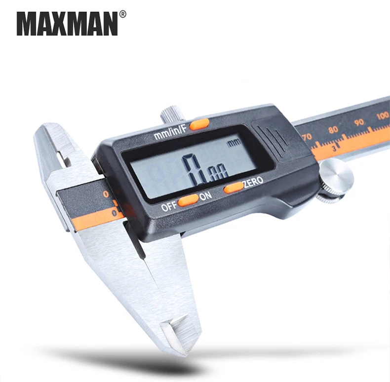 MAXMAN штангенциркуль 0-150 мм нержавеющая сталь цифровой прибор измерение высоты инструменты толщина скользящий Калибр штангенциркуль с циферблатом