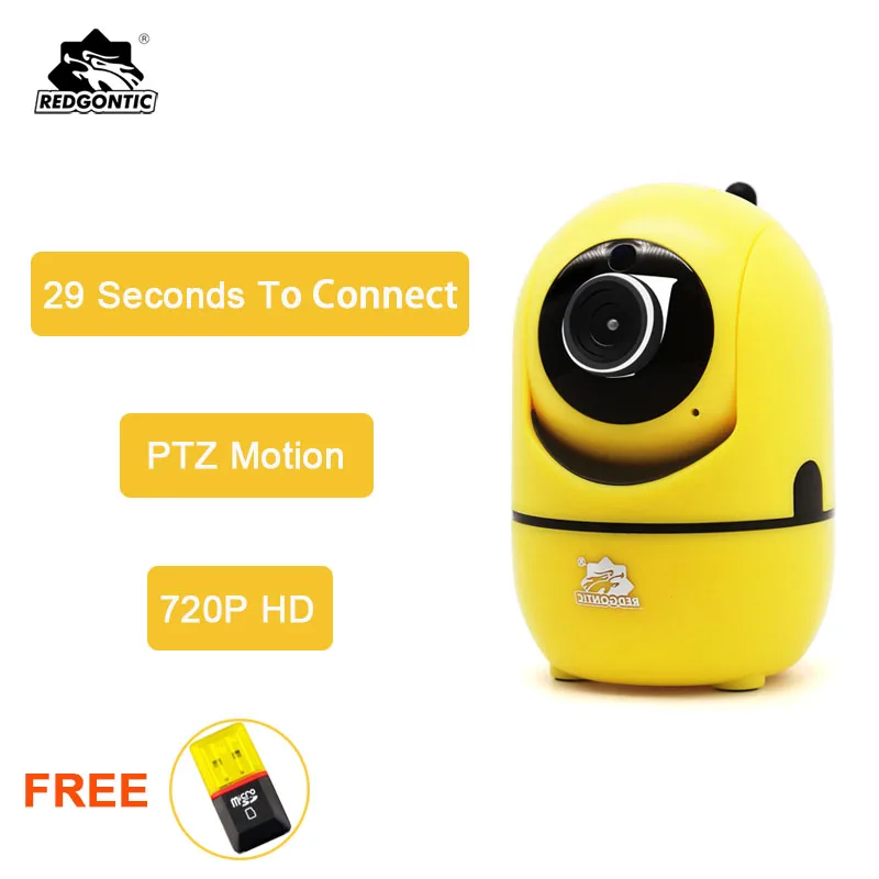 Мини wifi ip камера 720 P Беспроводная PTZ IP kamery Обнаружение движения автоматическая