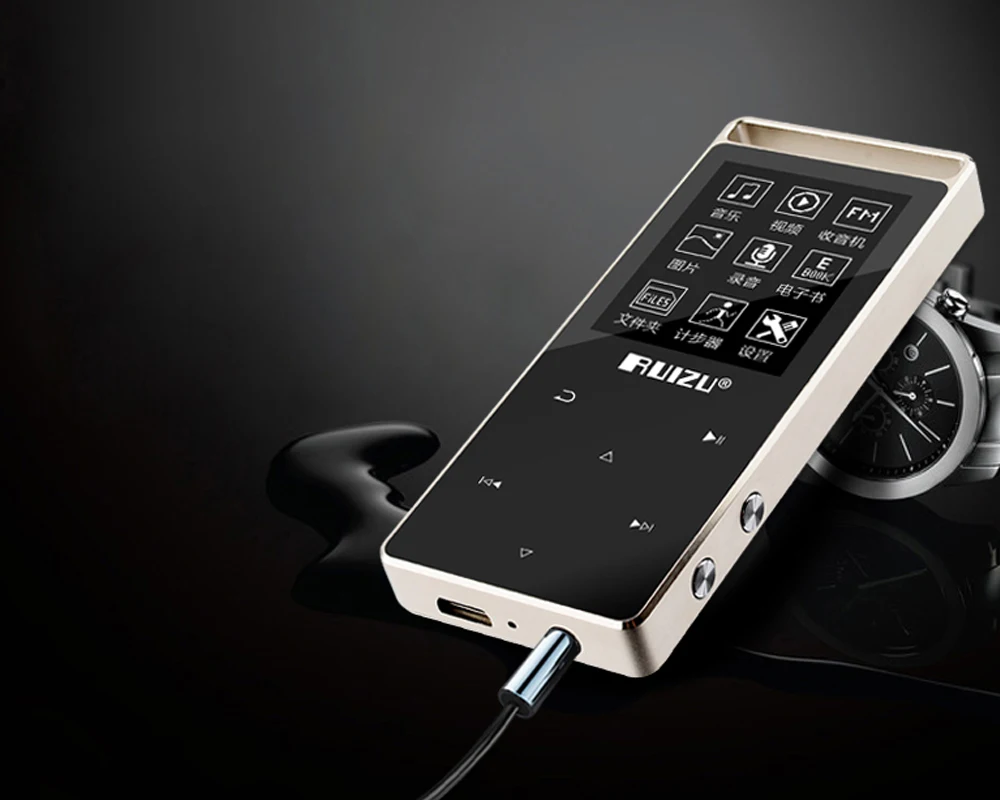 ruyazu D01 MP4 Bluetooth плеер 8 Гб Сенсорный экран 1,8 дюймов Поддержка диктофона FM Электронная книга Видео ПЕДО метр музыкальный плеер