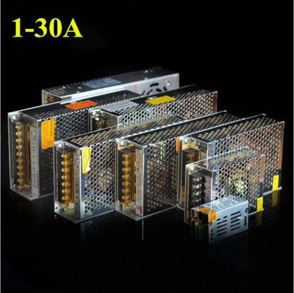 Импульсный адаптер для светодиодного источника питания с AC100 240V на 12 в пост. Тока 1