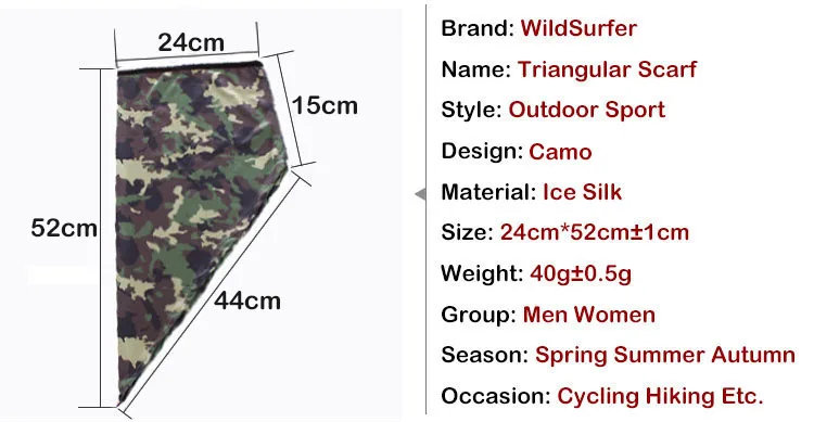 WildSurfer кешью треугольник шарф езда половина маска для лица для велосипеда Балаклавы ветрозащитный лыжный шейный качественный дышащий лицевой щит FJ40