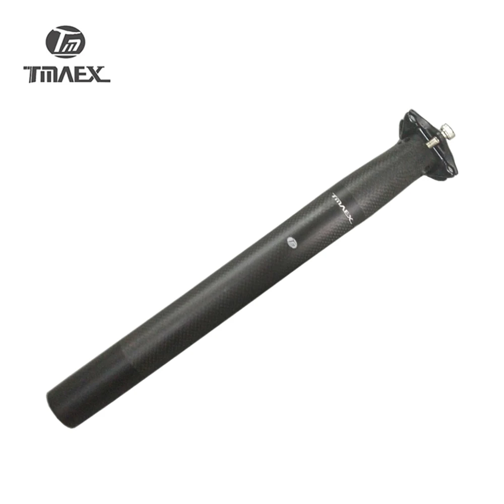 TMAEX-3k матовый карбоновый Подседельный штырь назад 25 градусов Сверхлегкий дороги подседельный штырь для горного велосипеда, горного велосипеда подседельный штырь 27,2/30,8/31,6 мм