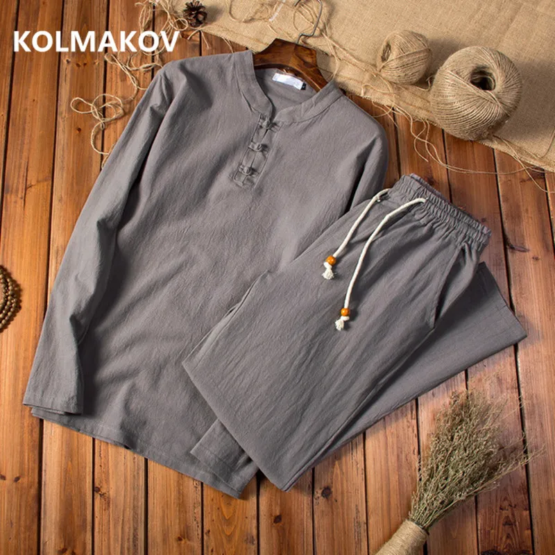 (Рубашка + брюки) Весна 2020 Высококачественная Мужская рубашка мужские рубашки из