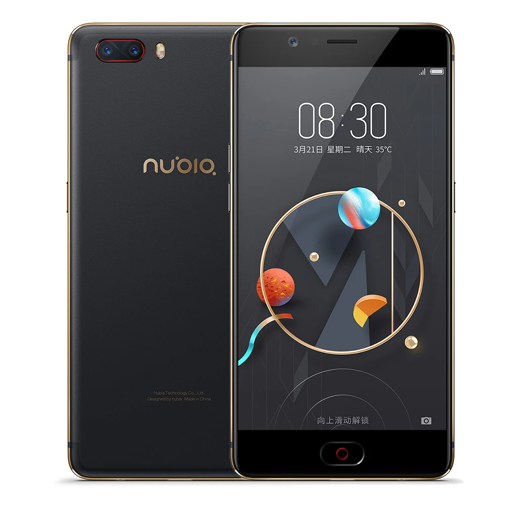 Оригинальный телефон ZTE Nubia M2 4G LTE Snapdragon 625 Octa Core оперативная память 64 ГБ внутренняя память 5.5" 1080P камера 16.0MP аккумулятор 3630mAh.