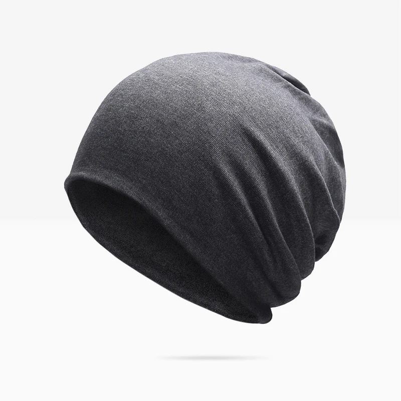 Прохладный весна осень зима унисекс тонкие шапочки для мужчин женщин сплошной
