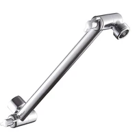 earth star 11 adjustable brass shower extension arm 100 solid brass standard size with chrome plated