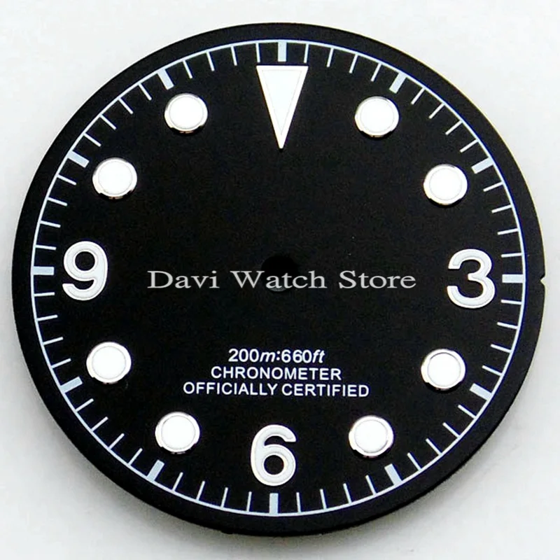 Черные часы с циферблатом 30 5 мм подходит для Miyota 8205/8215 Mingzhu DG2813/3804|watch dial|watch miyotawatch
