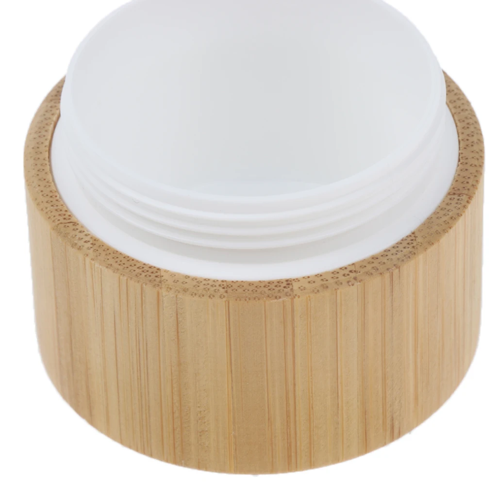 Стеклянная Пустая многоразовая бутылка из натурального дерева с роликом