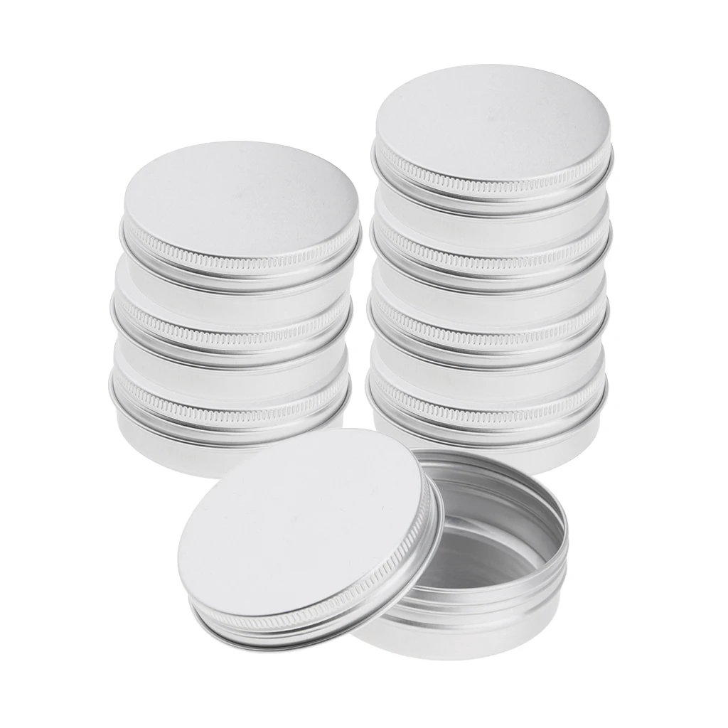 Пустая алюминиевая банка для косметики объемом 60 мл жестяной контейнер коробка с