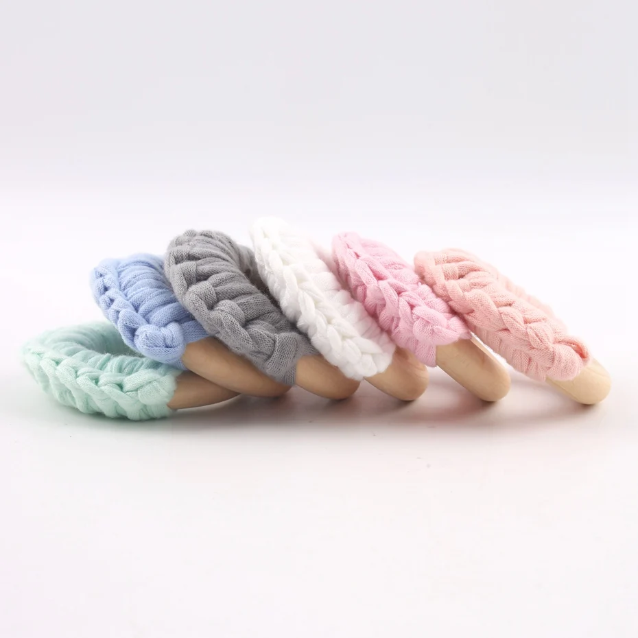 10 шт. деревянный для режущихся зубиков хлопок ручной работы без добавления