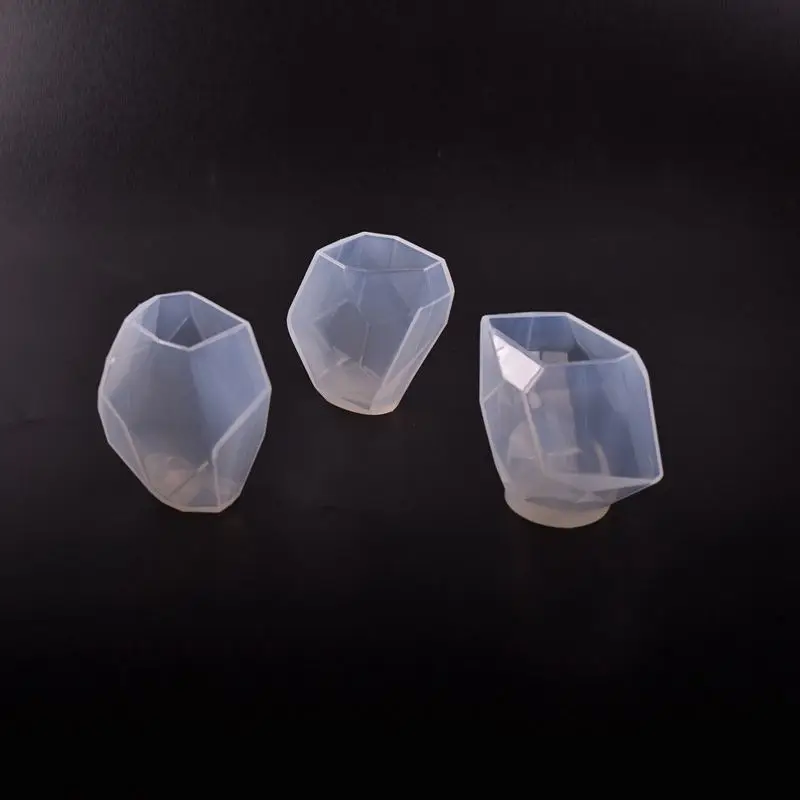 3x Прозрачная силиконовая форма сушеный цветок смолы декоративное ремесло DIY Каменная форма для резки Тип эпоксидной смолы формы для jewe