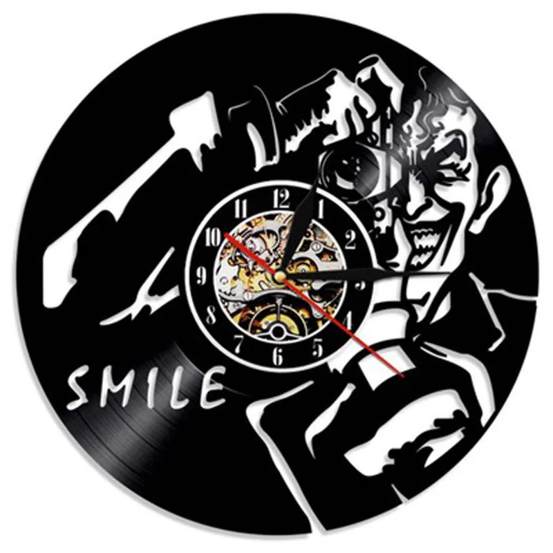 Винтажные виниловые часы Horloge Murale дизайн настенных часов для фотосъемки
