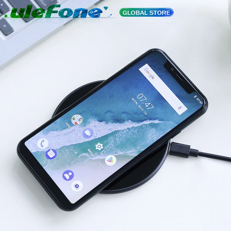Оригинальное Беспроводное зарядное устройство Ulefone UF002 10 Вт 5 В/9 в 2 А выход для iPhone
