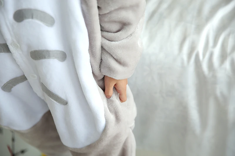 Kigurumi/Детская Пижама с рисунком кота; Детский костюм для девочек и мальчиков; одежда для сна; Детский комбинезон с рисунком аниме; Onesie Animal4, 6, 8, 10, 12 лет